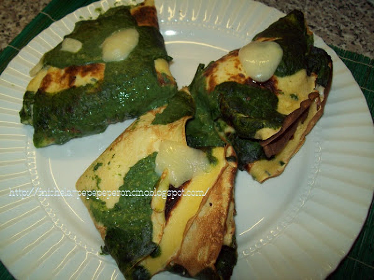 CRESPELLE SPINACI E STRACCHINO