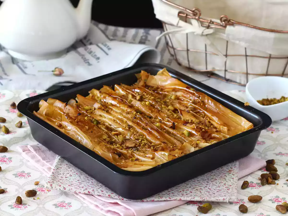 Crinkle cake, la torta facile con la pasta fillo