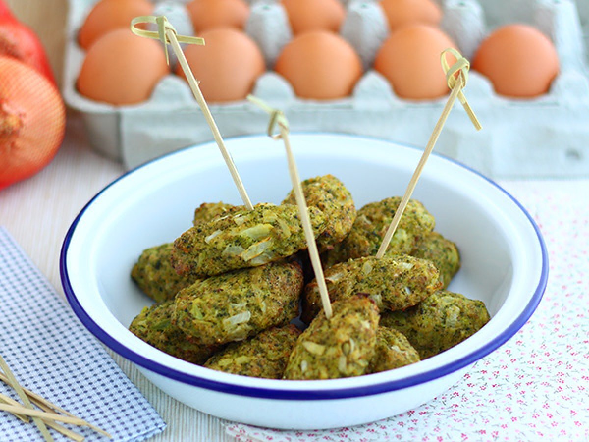 Crocchette di broccoli al forno