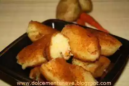 Crocchette di patate e carote fritte