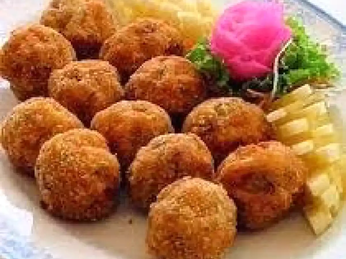 Crocchette di riso e gamberetti