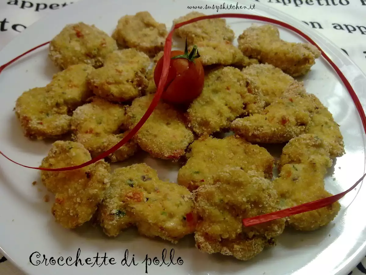 Crocchette light di pollo con verdure