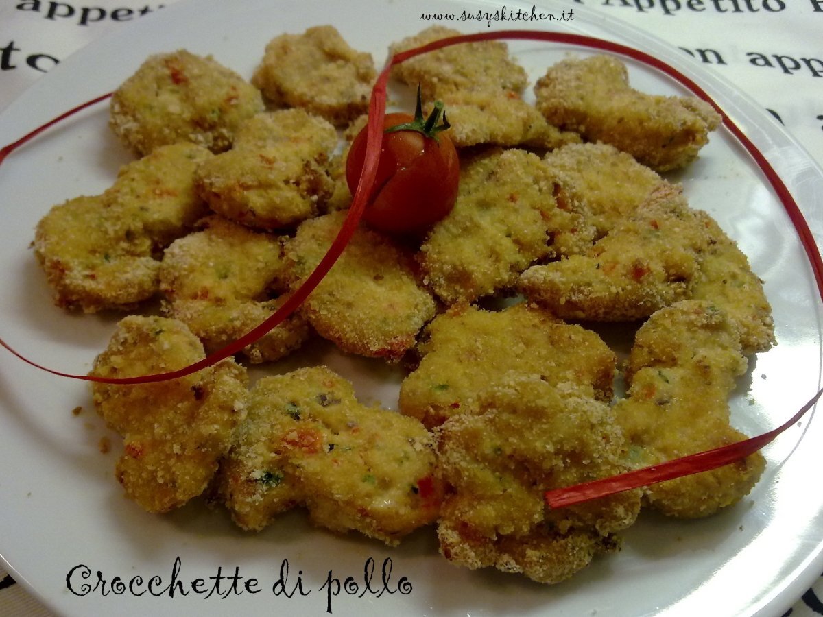 Crocchette light di pollo con verdure... per piccoli e non...