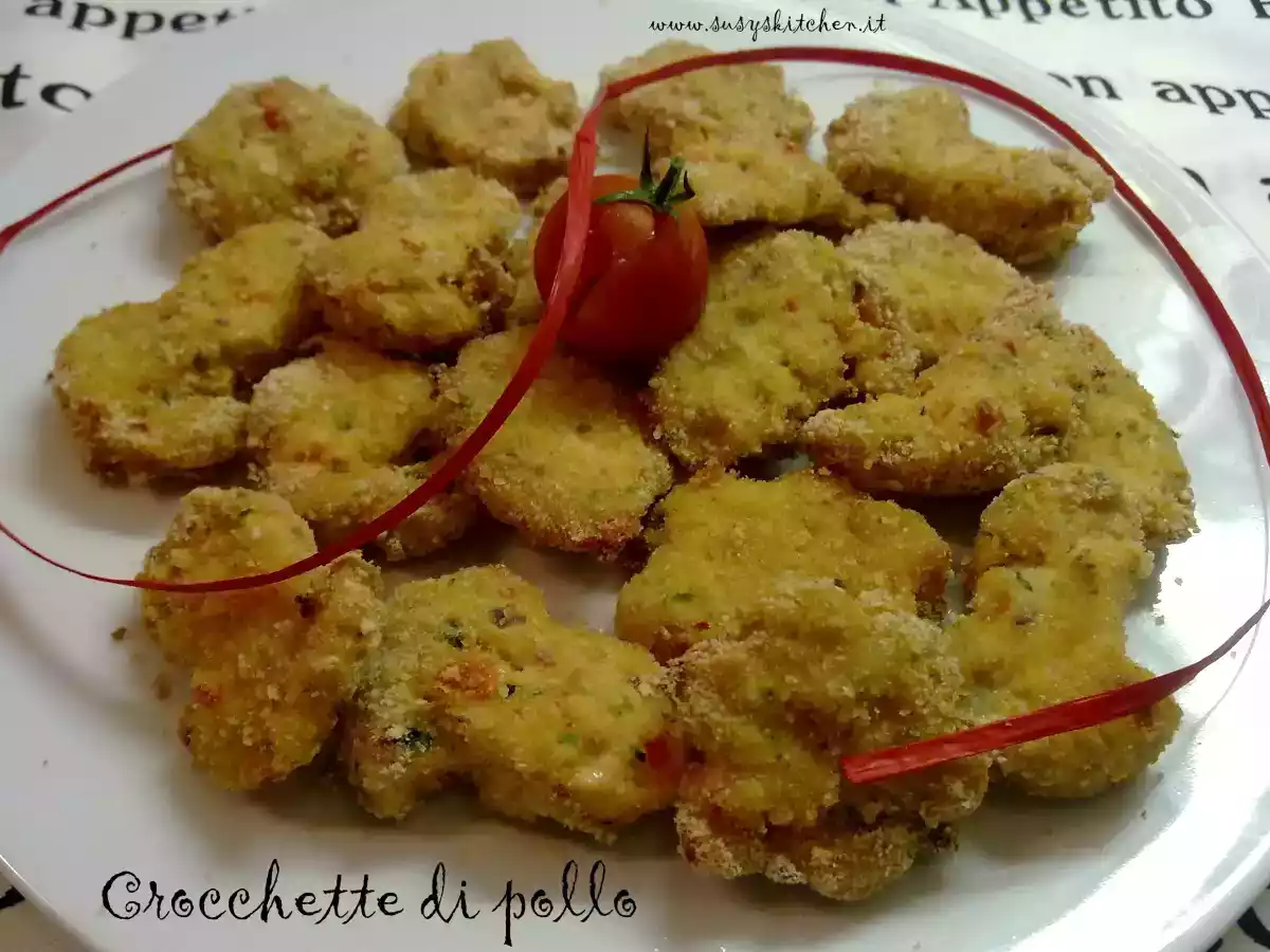Crocchette light di pollo con verdure... per piccoli e non...