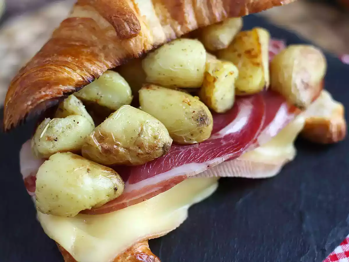 Croissant salato stile raclette - Idee Brunch - foto 3