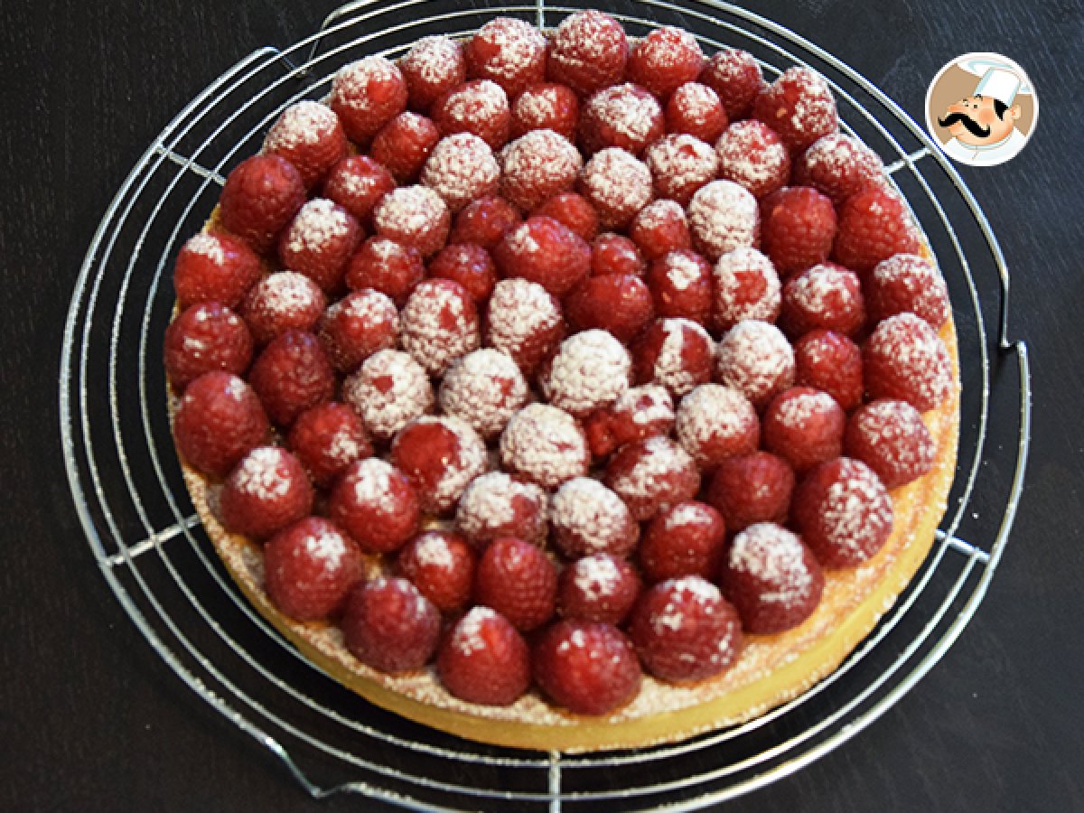 Crostata ai lamponi e crema di mandorle - foto 3