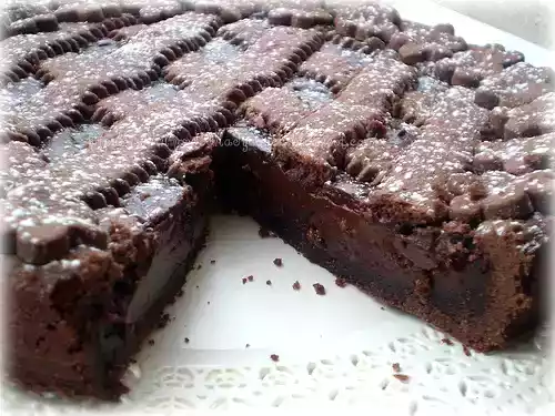 Crostata al cioccolato di valentina gigli