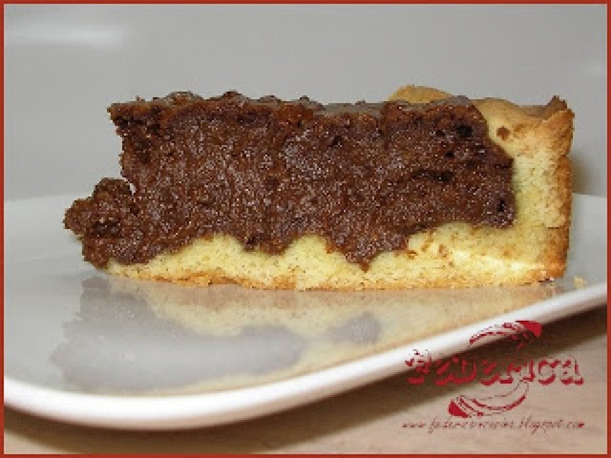 Crostata al cioccolato e riso soffiato