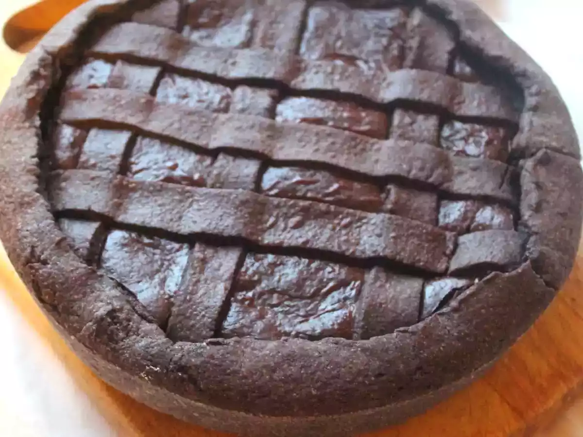 Crostata al cioccolato fondente di Ernst Knam