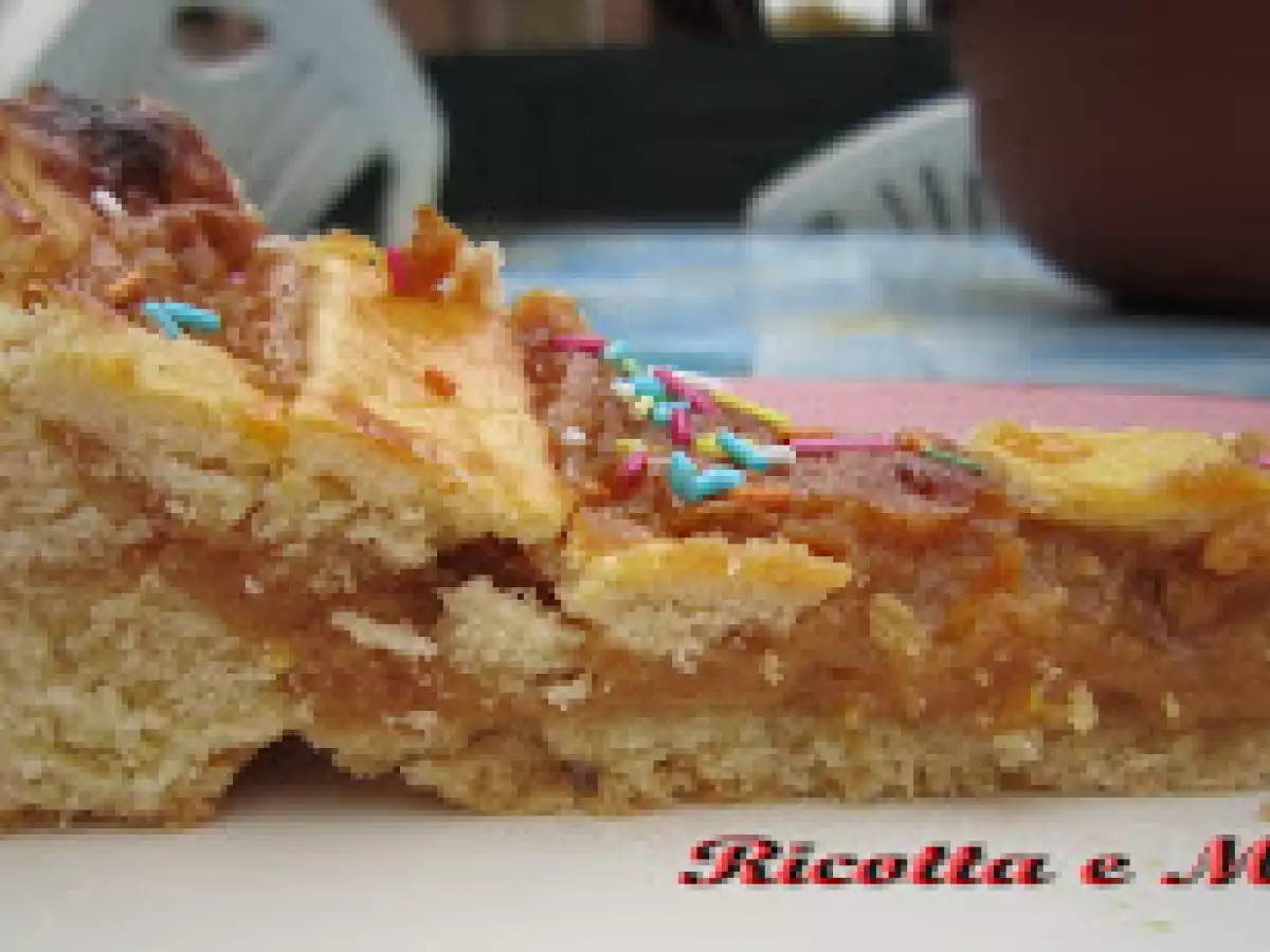 Crostata al dulce de leche/Pasta frolla al dulce de leche - foto 2