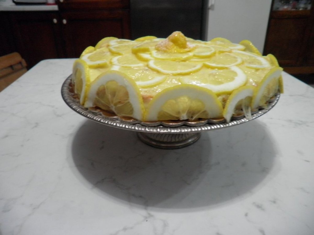 Crostata al limone con pasta frolla e pan di spagna - foto 2