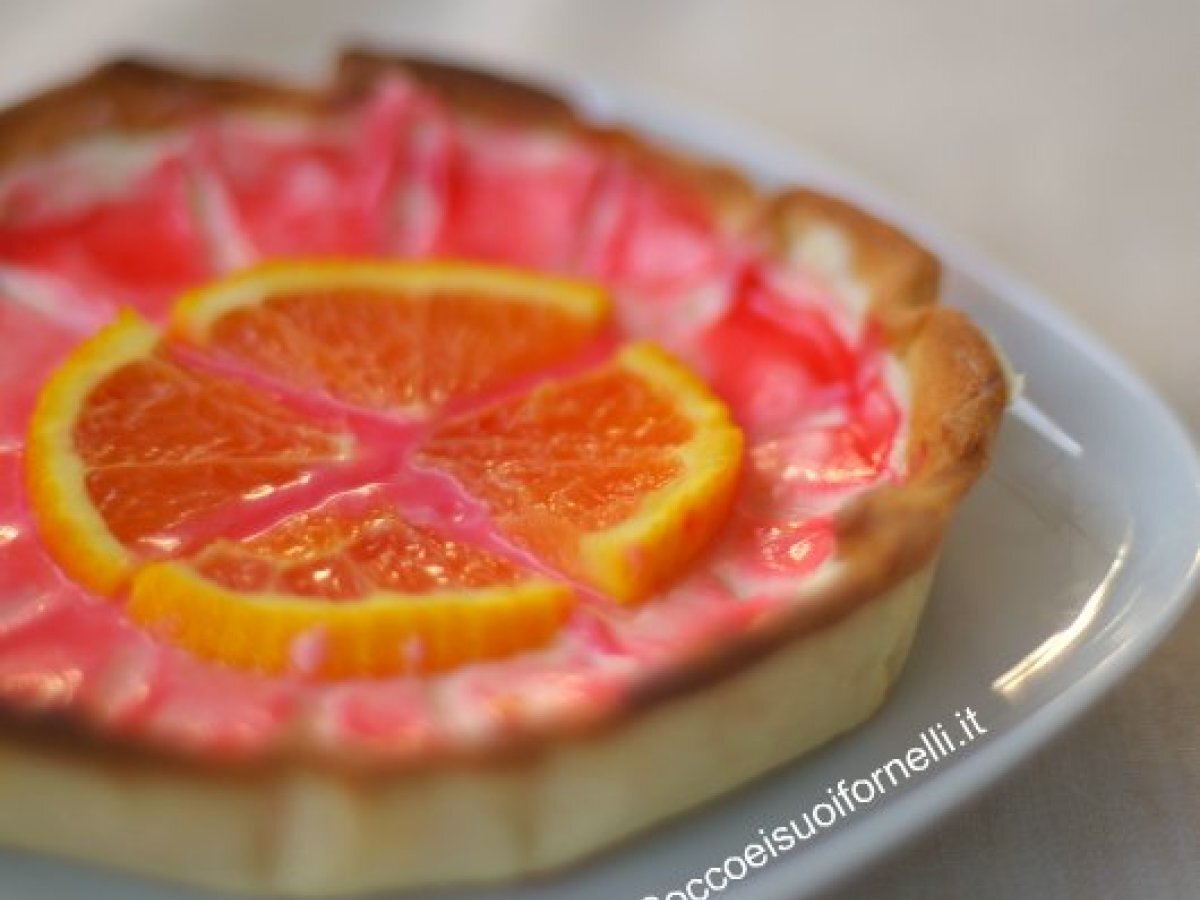 Crostata al mascarpone e arancia