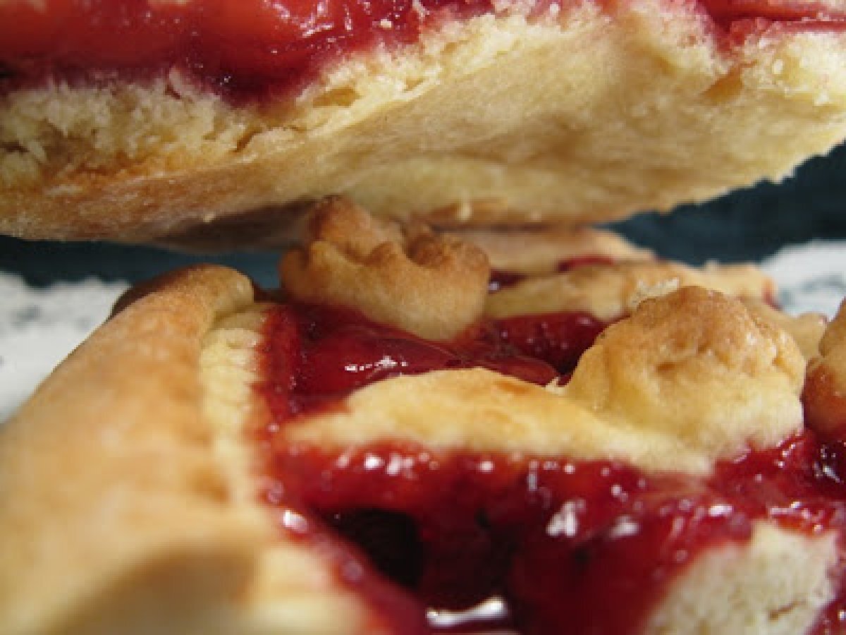 Crostata alla marmellata di fragole con frolla alla francese - foto 11