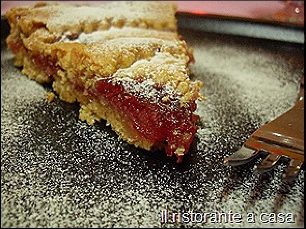 Crostata alla marmellata di lamponi