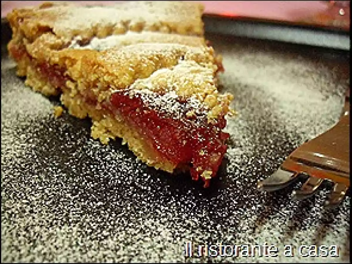 Crostata alla marmellata di lamponi