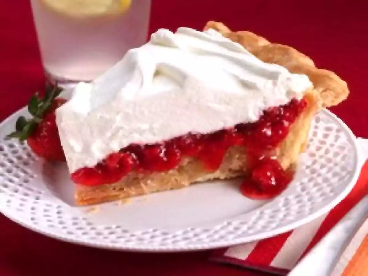 Crostata alle fragole con crema alla vaniglia