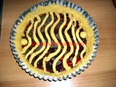 Crostata con amarene e cioccolato fondente - foto 2