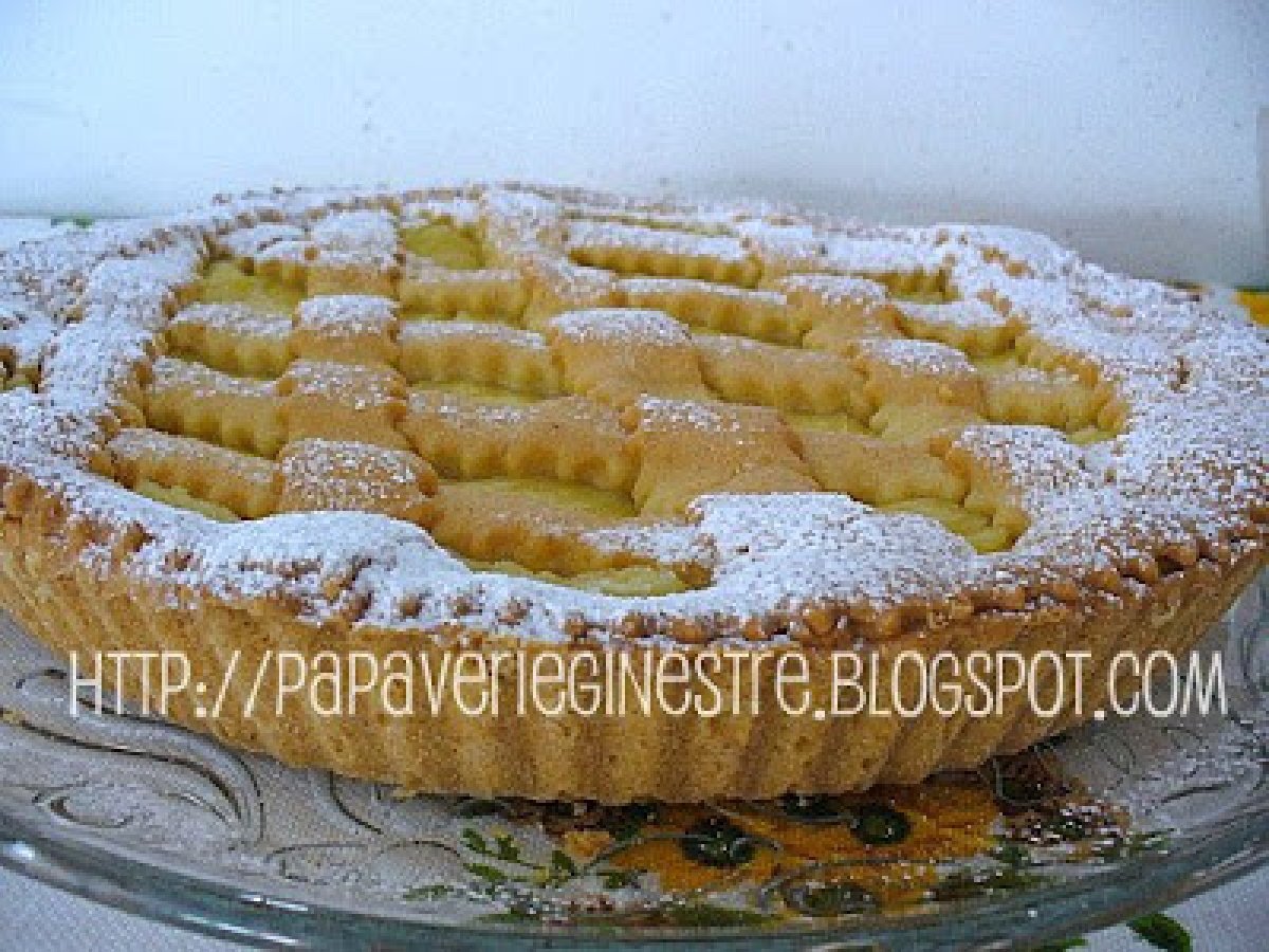 Crostata con crema al limone