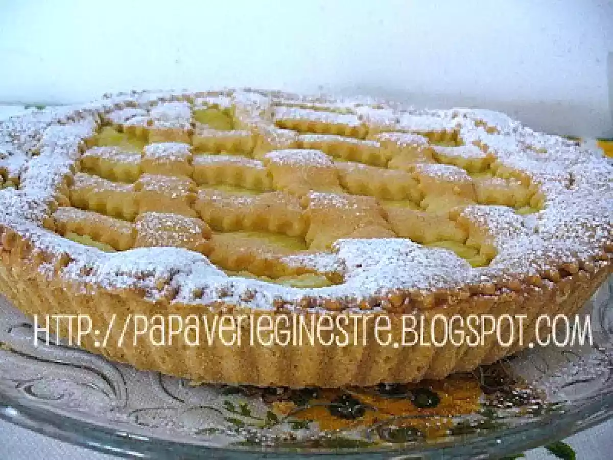 Crostata con crema al limone