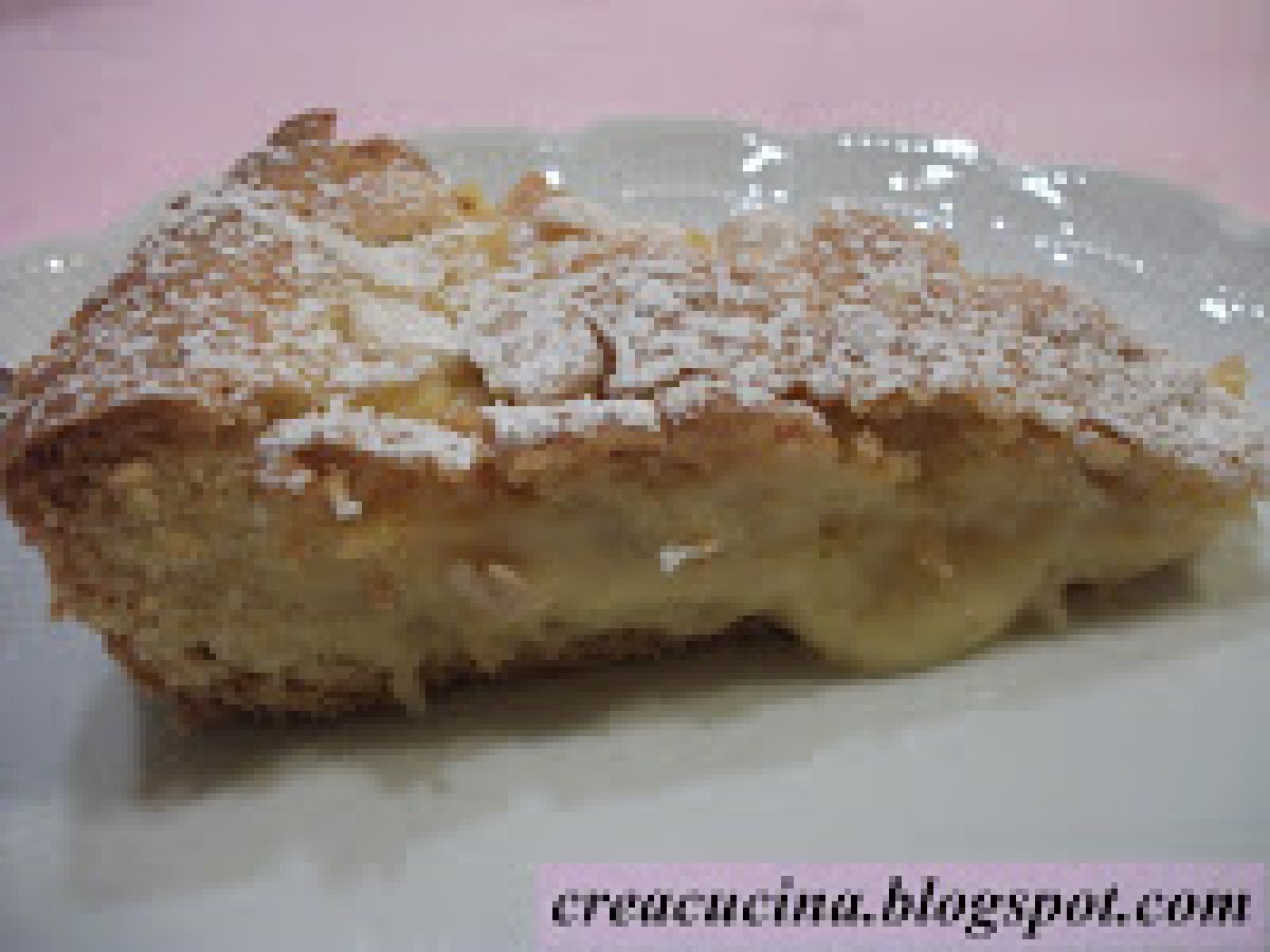 Crostata con crema all'arancia e mandorle, foto 2