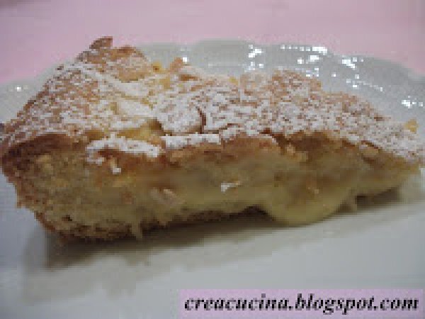 Crostata con crema all'arancia e mandorle, foto 2