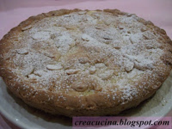 Crostata con crema all'arancia e mandorle - foto 3