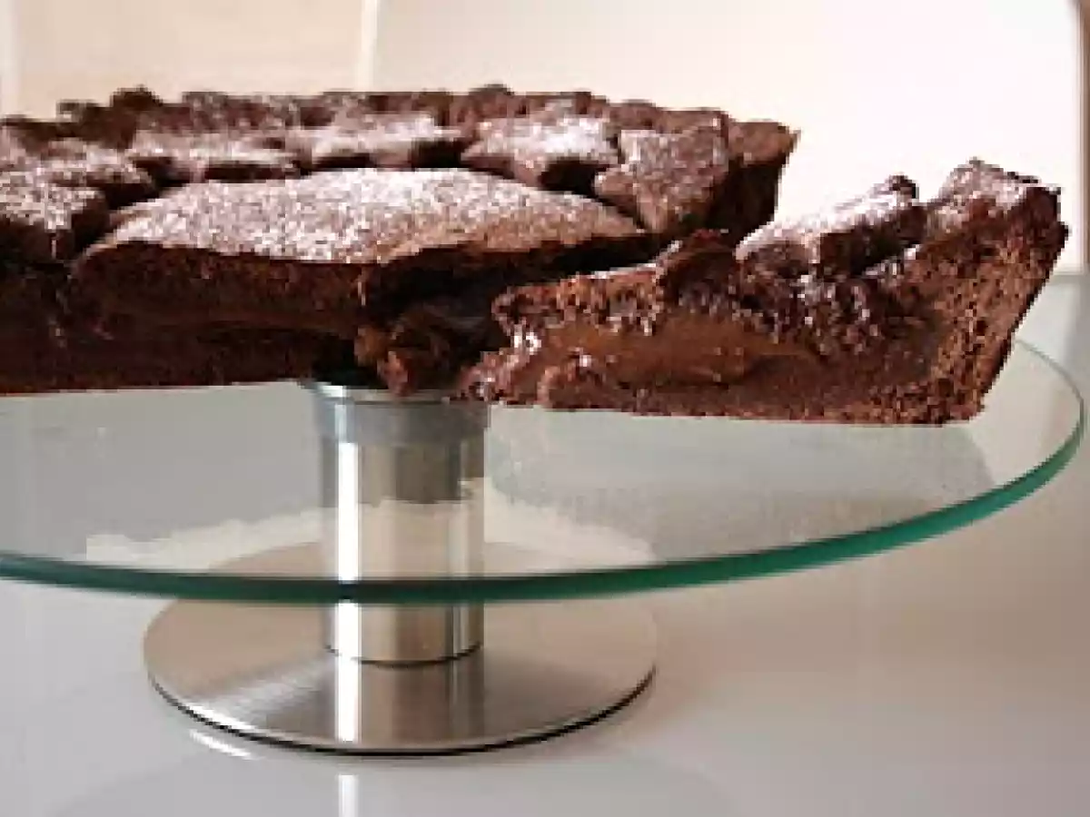 Crostata con crema di caffè e cioccolato - foto 3