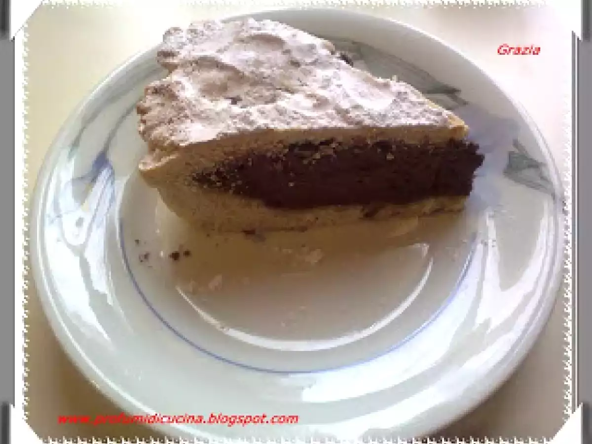 Crostata con crema di castagne e mousse di cioccolato nero - foto 2