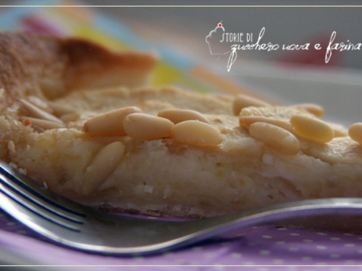 crostata con crema di mele