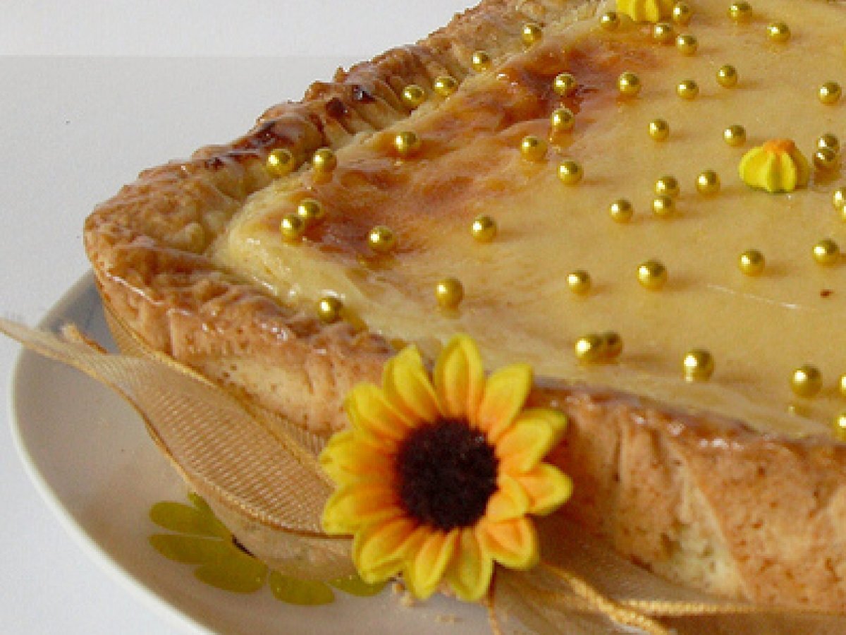 CROSTATA CON CREMA DI SEMOLINO E LIMONE - foto 2