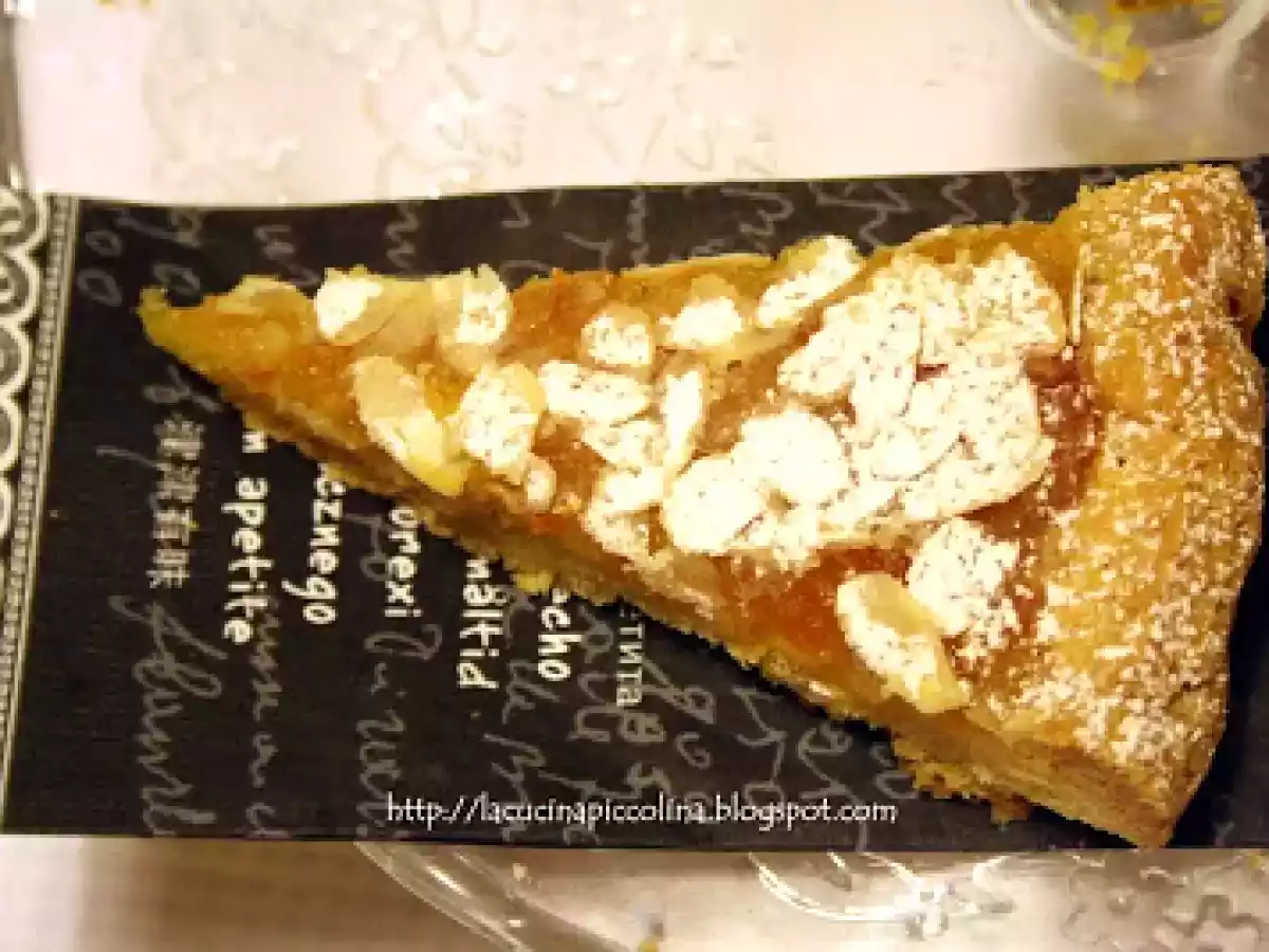 Crostata con crema frangipane e marmellata di arance - foto 4