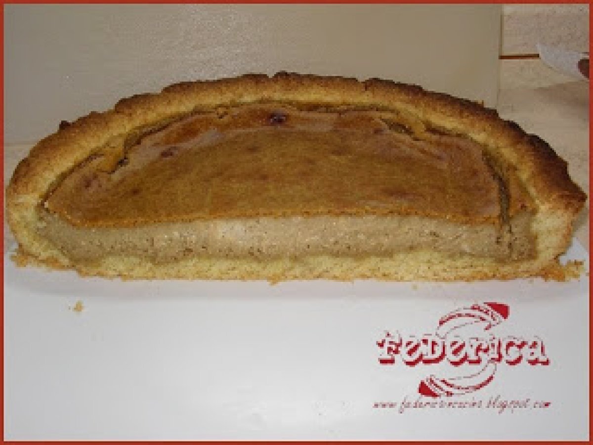 Crostata con crema pasticcera al caffè e ricotta - foto 2