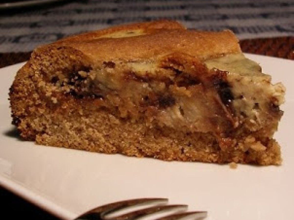 Crostata con farina di castagne, ricotta e cioccolato