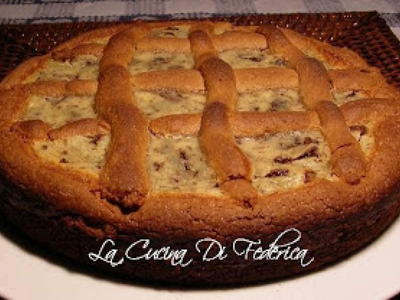 Crostata con farina di castagne, ricotta e cioccolato - foto 2
