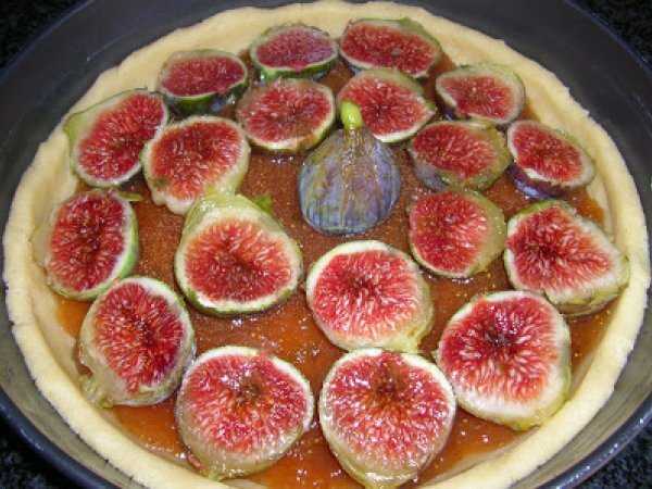 Crostata con fichi caramellati, foto 2