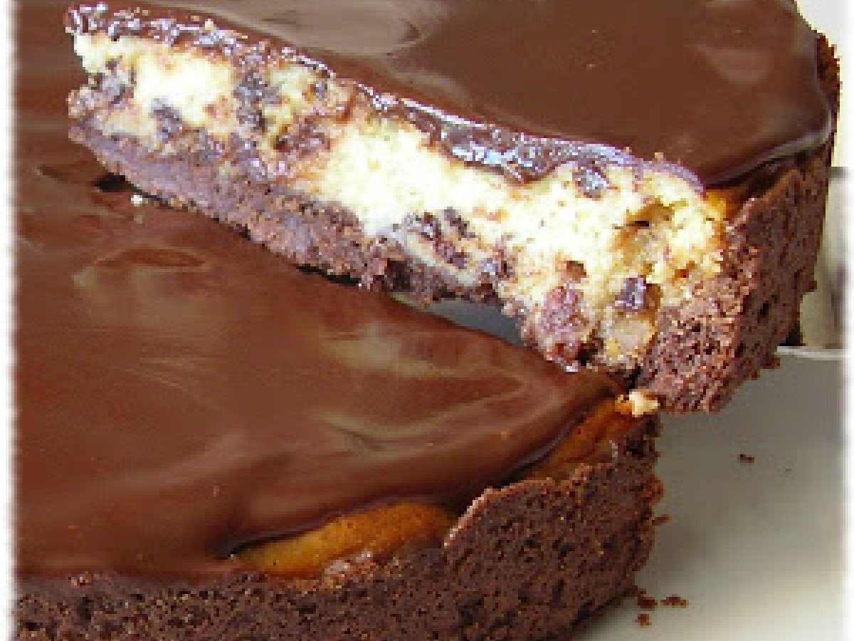 Crostata con formaggio e cioccolato