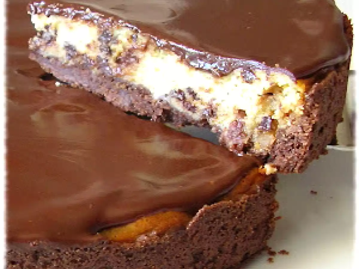 Crostata con formaggio e cioccolato