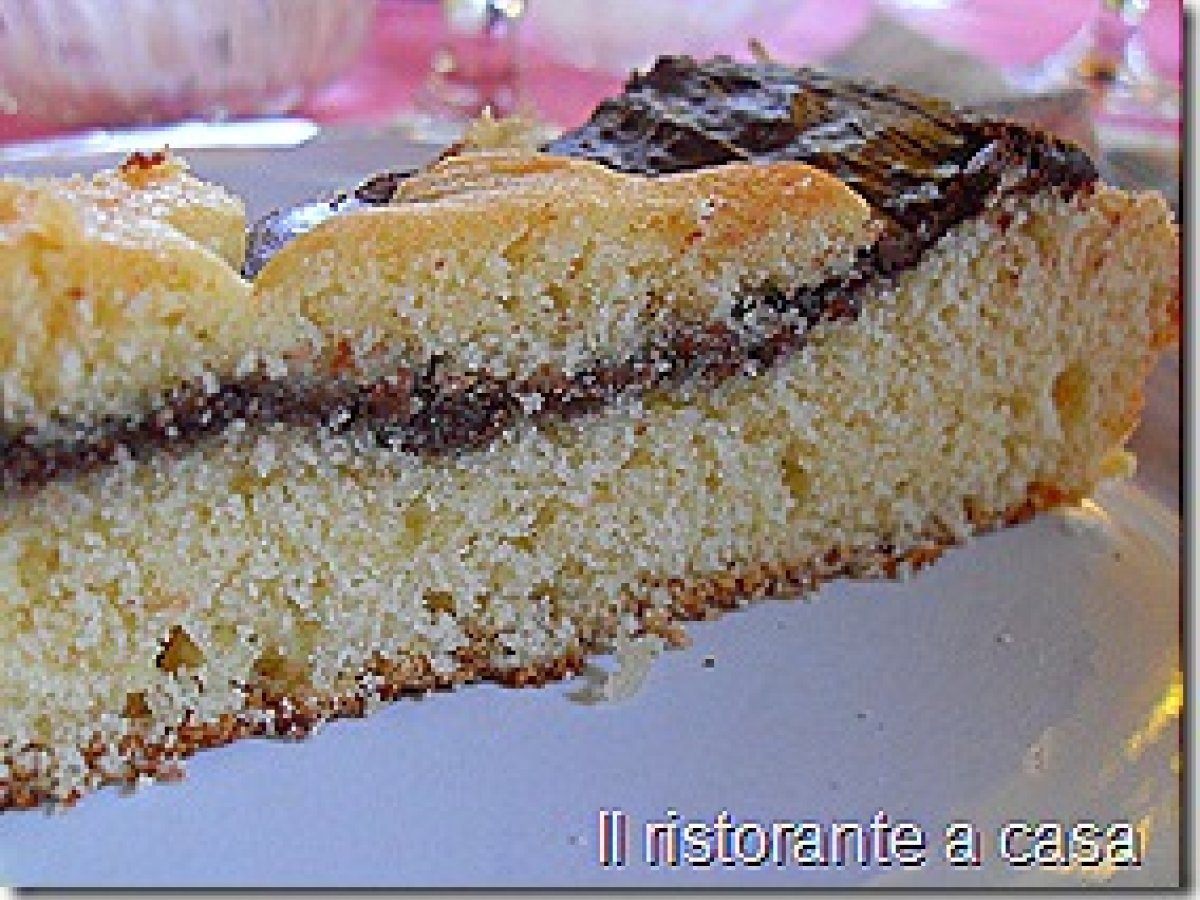 Crostata con frolla di ricotta e farcitura di Nutella - foto 4