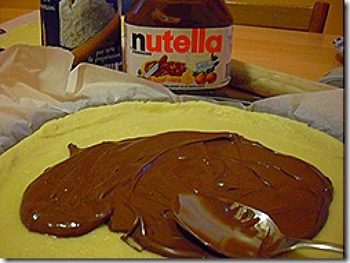 Crostata con frolla di ricotta e farcitura di Nutella - foto 5