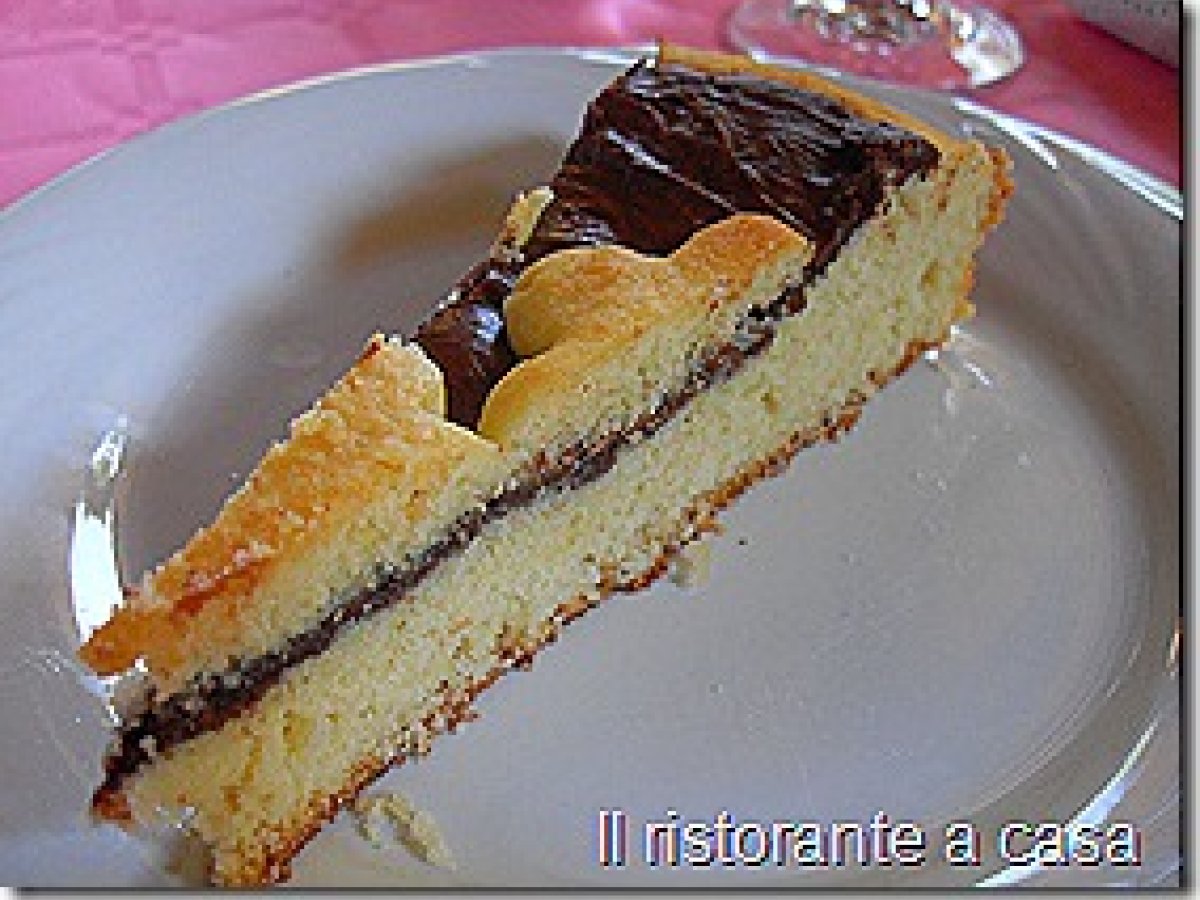 Crostata con frolla di ricotta e farcitura di Nutella - foto 18