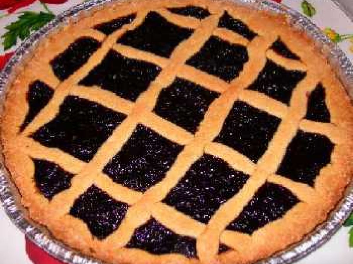 CROSTATA CON MARMELLATA DI PRUGNE