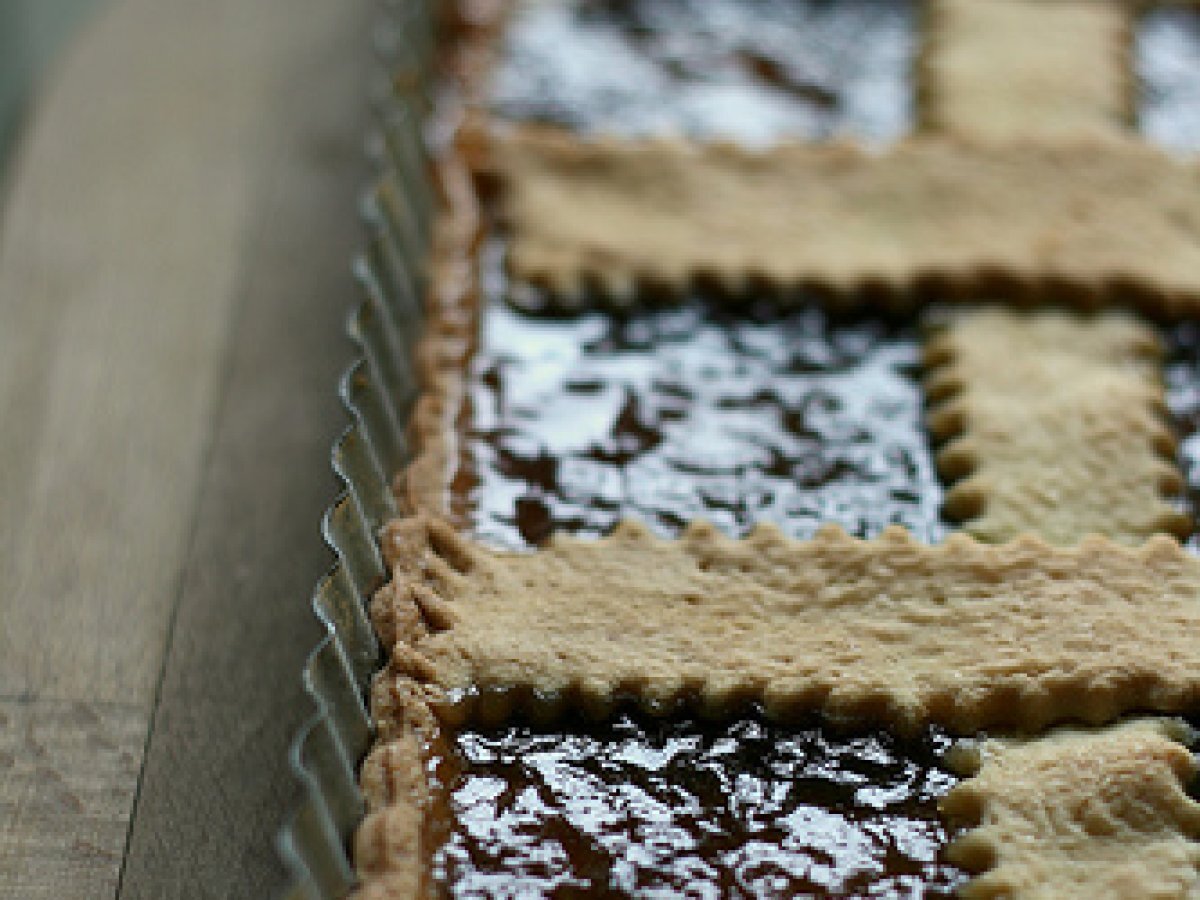 Crostata con marmellata di rabarbaro e zenzero - foto 2