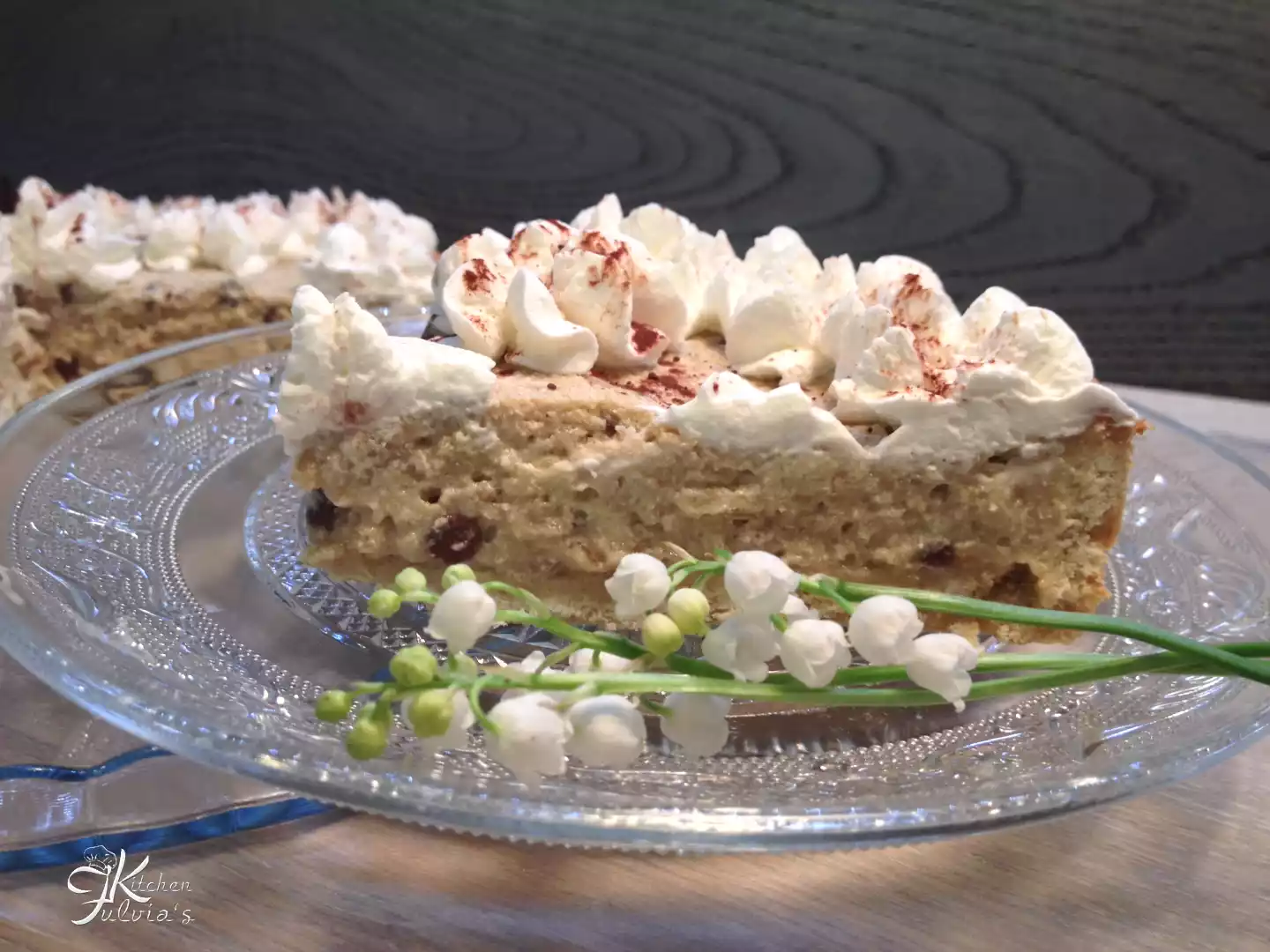 Crostata con mousse al caffè