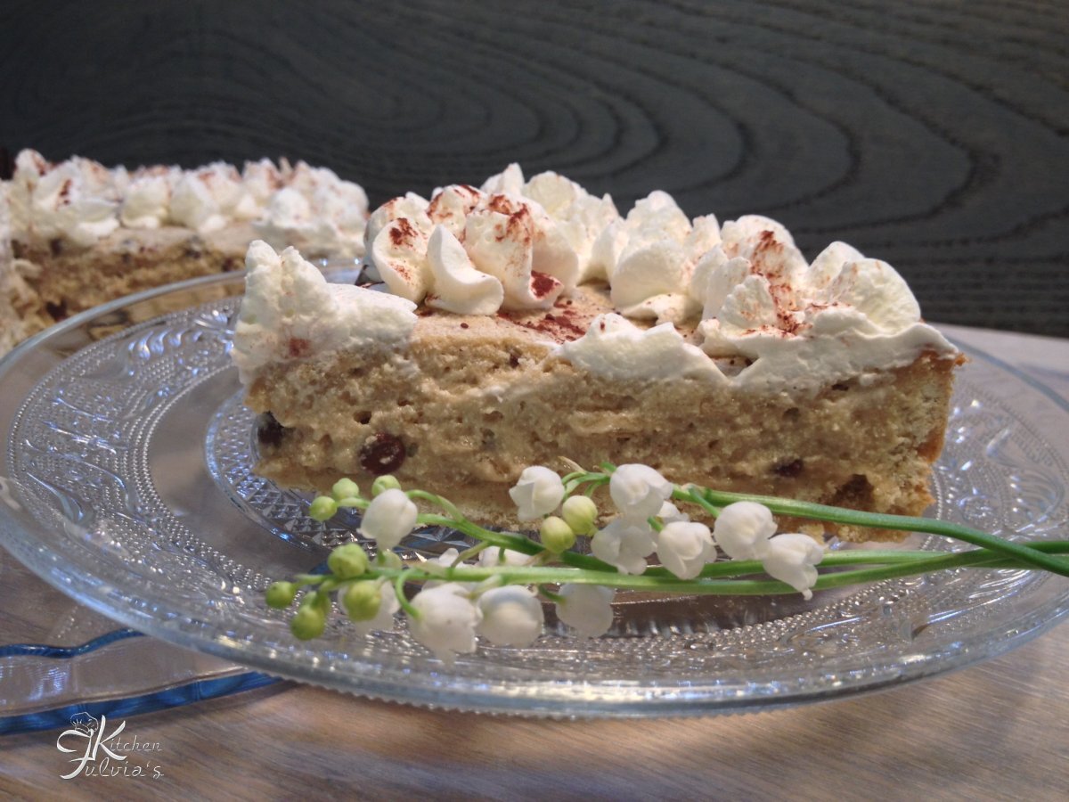 Crostata con mousse al caffè