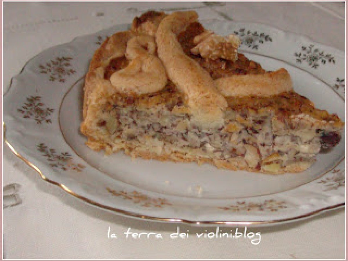 Crostata con noci e whisky