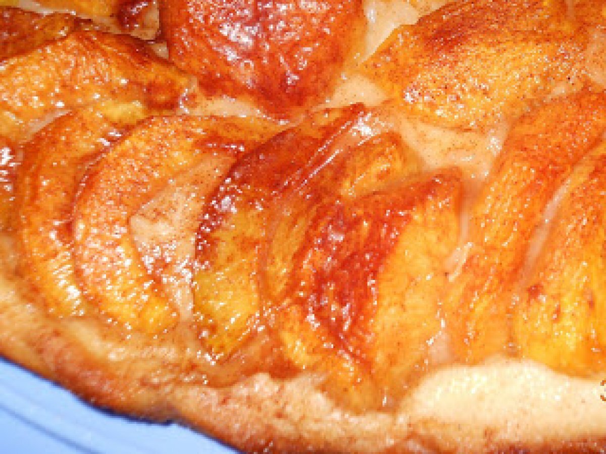 Crostata con pesche e cannella - foto 2