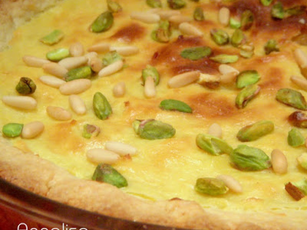 CROSTATA CON PINOLI E PISTACCHI