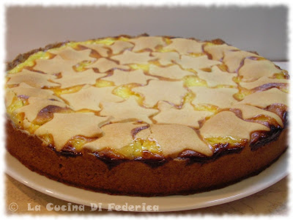 Crostata con riso e yogurt