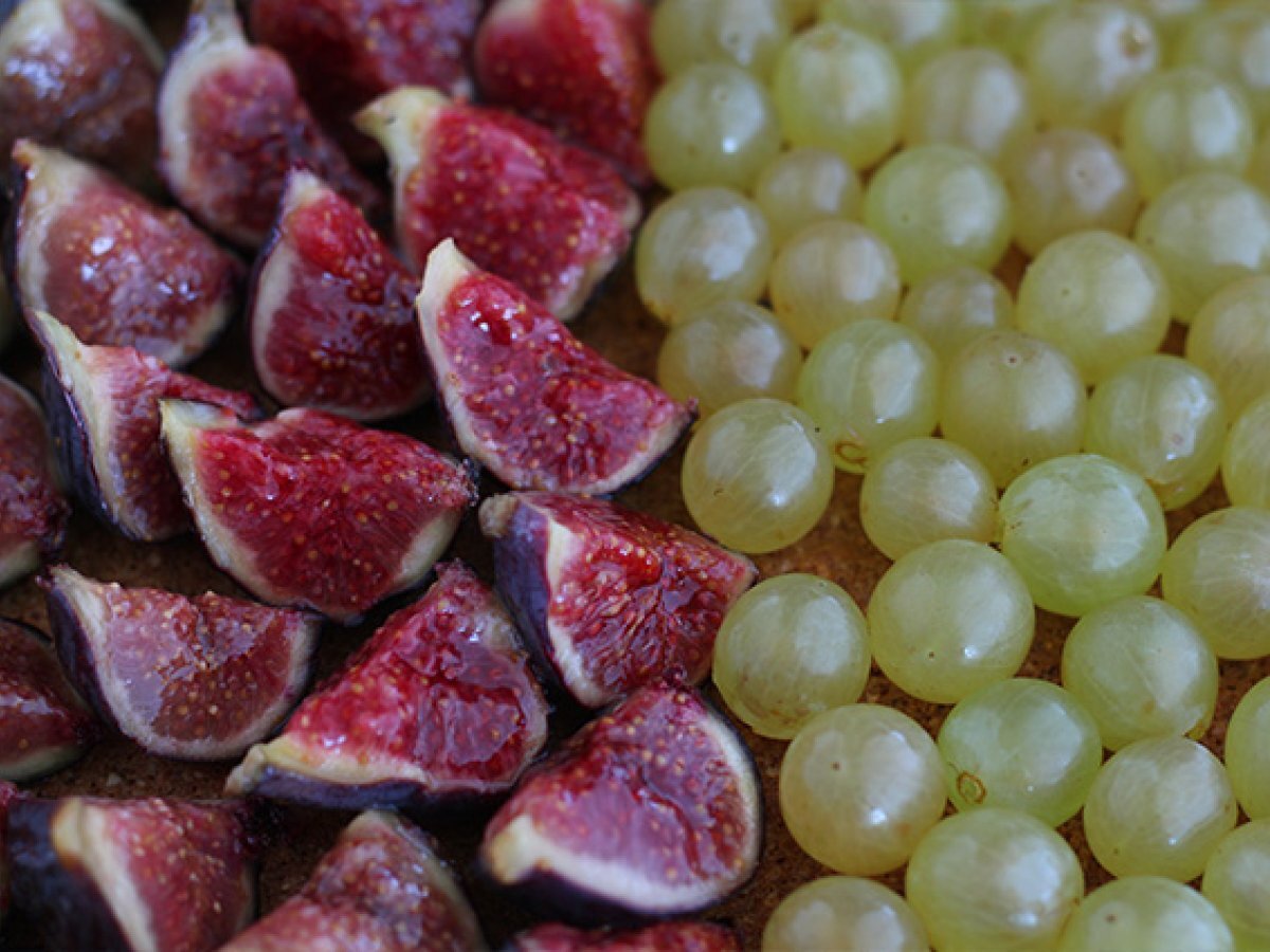 Crostata con uva e fichi - foto 4