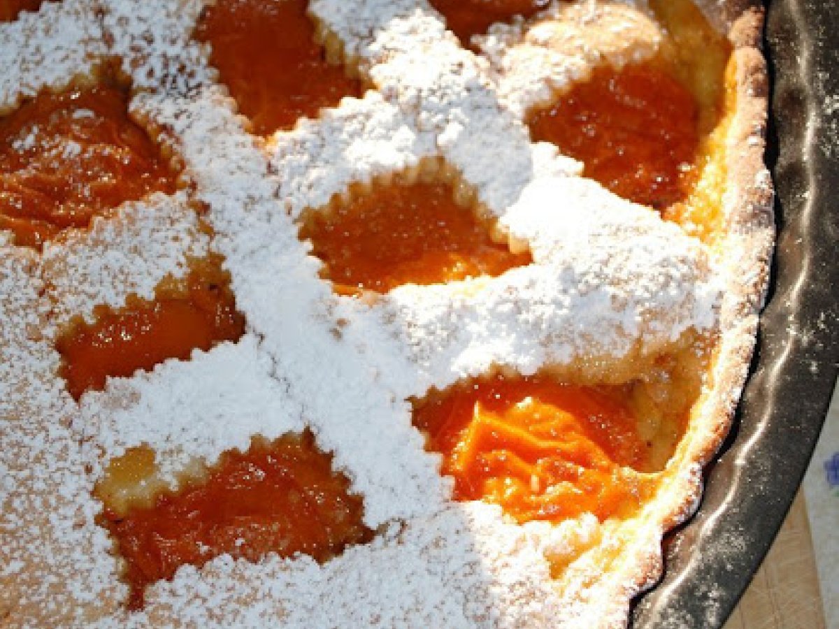 CROSTATA DI ALBICOCCHE AL PASSITO per riflettere. - foto 2